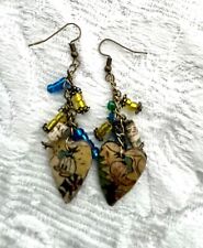 New Disney Donald Duck Charm Earrings Handmade From Vintage Comic FS picture