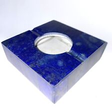 10x10-cm New Lapis Lazuli Ashtray Natural Lapis Lazuli Crystal Handmade Box picture