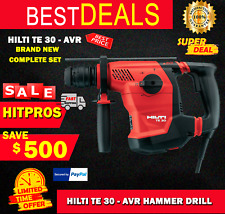 HILTI TE 30-AVR HAMMER DRILL, COMPLETE SET, BRAND NEW, FAST SHIPPING picture