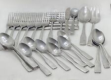Oneida Stainless FRIENDSHIP Flatware Silverware Forks Spoons Knives 33pc Read picture
