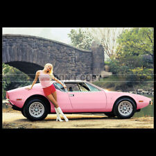 Photo a.012252 de tomaso pantera 'playmate pink' liv lindeland 1972 picture