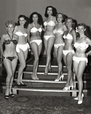 Vintage 1951 Miss World Contestants - Bikini Competition Photo - Swedish Beauty picture