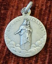 Our Lady of Navigators Vintage & New Sterling Medal Catholic Mariners France picture