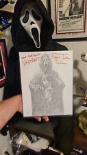 Scream Ghostface Original Art Drawing Autographed by Roger Jackson w/ JSA COA picture