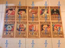 Anime One Piece Straw Hat Pirates Crew Wanted Posters 10 pcs/set HIGH QUALITY picture