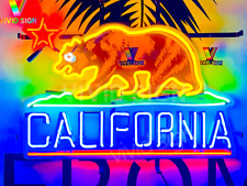 California Star Bear Neon Sign 24x20 Lamp With HD Vivid Printing Bar Decor picture