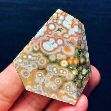 TOP 71G Natural Polished Ocean Jasper Crystal  Stone Healing L509 picture