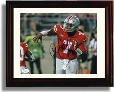 Unframed Ohio State Dwayne Haskins On The Run Autograph Replica Print picture