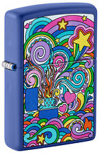 Zippo Abstract Design Royal Blue Matte Windproof Lighter, 48955 picture