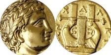 Apollo and Lyre, God of the Sun, Son of Zeus,Greek REPLICA REPRODUCTION COIN GP picture