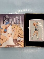 Vintage 2000 Cowgirl Petty PinUp Chrome Zippo Lighter NEW picture