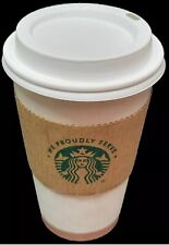 (92) STARBUCKS Paper Cups & (85) Lids Grande (16 oz) (92) Cup Sleeves Disposable picture