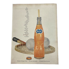 Vintage Bireley's Orange Drink Print Ad Non-Carbonated Soda General Foods picture