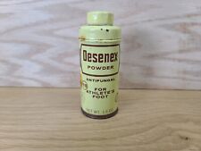 Vintage Desenex Powder Antifungal 1.5 OZ  Light Yellow Tin  picture