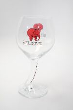 Delirium Tremens Pink Elephant Signature Trunk Stemmed Glass Curved Stem picture