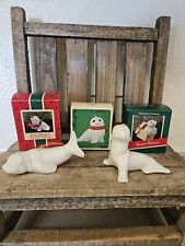 Lot Of Vintage Seal Walrus Christmas Ornaments Hallmark + Beach Theme picture