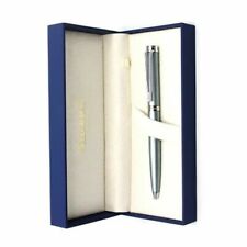 Waterman Harmonie  Ballpoint Pen Blue & Silver New In Box Made In France picture