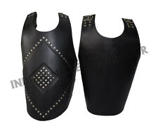 Real Black Genuine Leather Body Armor For Warrior Cosplay LARP picture