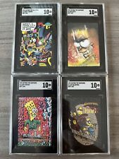 1994 SkyBox Simpsons Series 2 Arty Art Complete Set A1 A2 A3 A4 SGC 10 picture
