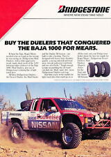 1987 Nissan Bridgestone Truck Race Original Advertisement Print Car Ad J448 picture