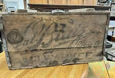RARE VINTAGE WOODEN BEER CRATE VAL BLATZ BREWING MILWAUKEE WI WOOD BREWERY BOX picture