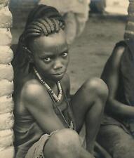 c. 1930's Woman of Fort Archambault (now Sarh), Chad, Africa Photo picture