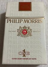 Vintage Philip Morris Ultra Light Filter Cigarette Cigarettes Cigarette Paper picture