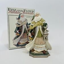 FITZ AND FLOYD Gregorian Santa Musical 2003 Silent Night Music Vintage picture