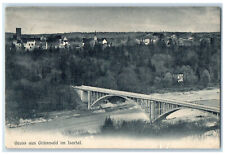 1929 Greetings from Grunwald in the Isar Valley Munich Germany Postcard picture