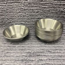 2oz Stainless Condiment / Sauce Cups Set Of 12 NEW picture
