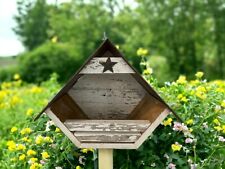 Rustic Handmade Nesting Box, Amish Made, Birdfeeder, Dove Nesting Box, picture