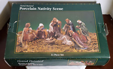 VINTAGE COLLECTORS CHOICE O'WELL HERITAGE PORCELAIN NATIVITY SCENE 11 PIECE picture