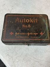 Vintage AUTOKIT No.8 Johnson and Johnson Travel Auto First Aid Complet Full Kit picture