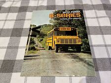 1973 Ford B Series Bus Brochure Folder Original picture