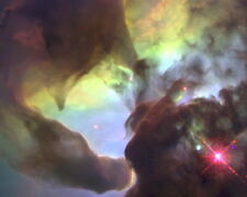New 11x14 Space Photo: Hubble Image of Giant Twisters in the Lagoon Nebula picture