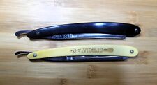 TWO SHAVE READY STRAIGHT RAZORS/ 1 WADE & BUTCHER -1 KASTOR & SONS GERMANY picture