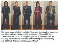 BABYLON 5 - Set of 6 LIFESIZE Cardboard Cutouts 76” Tall NEW SEALED MINT 1990s picture