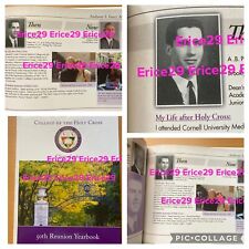 1962 Dr. Anthony Fauci College Of The Holy Cross 50th Anniversary￼￼ Yearbook picture