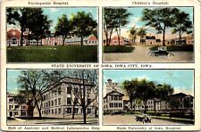 Postcard 1934 State University Psychopathic Childrens Hospitals Iowa D58 picture