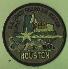US COAST GUARD HOUSTON AIR STATION SEARCH RESCUE SHOULDER  PATCH Subdued Green picture