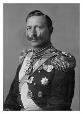 KAISER WILHELM II LAST EMPEROR OF GERMANY PRUSSIA WORLD WAR 1 WWI 5X7 PHOTO picture