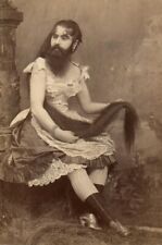 Antique P.T. Barnum's Bearded Lady Photo 974 Oddleys Strange & Bizarre picture