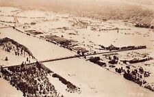 RPPC Flood of 1948 Vancouver Washington Disaster Aerial Photo Vtg Postcard B48 picture
