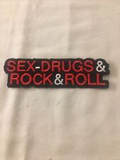 Sex Drugs & Rock & Roll Patch picture