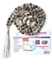 Natural Crystal Botswana Agate mala Natural Crystal Stone 6 mm 108 Beads  picture
