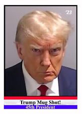 President Donald Trump Political Trading Card Mug Shot - 2023 Brand New MugShot picture