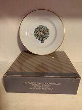 AVON The Twelve Days of Christmas Desert Plates and Mugs Both NIB Four Each picture