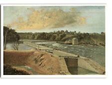 Appleton, Wisconsin, viewed from the upper locks at Grand Vintage Postcard picture