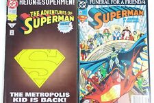 Collector's Lot of 1990's Vintage Superman Comics Books, all High Grade picture