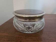 Vintage Ralph Lauren Safari Climate Response Body Powder EMPTY Glass Jar 1989 picture